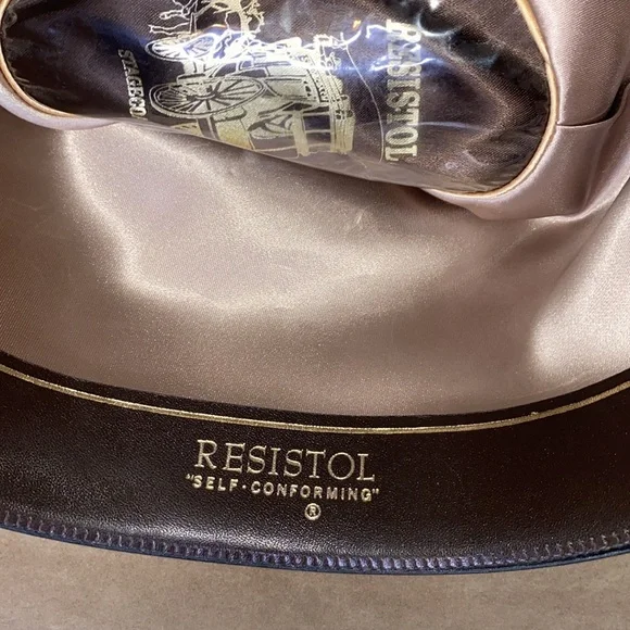 Vintage Resistol Stagecoach Self Conforming Feather Western Hat-Unisex-Size 7